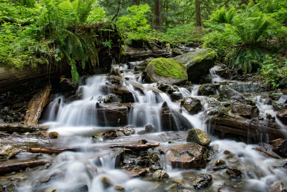 time lapse of river