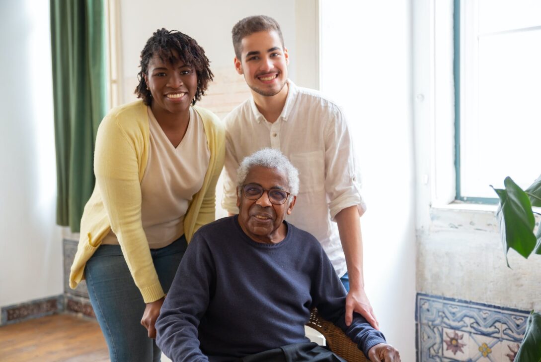 people smiling together