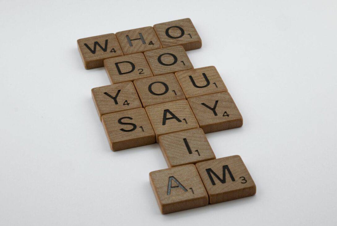 scrabble tiles on white surface